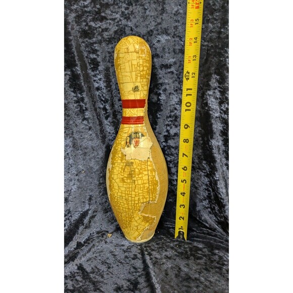 Vintage Bowling Pin For Home Decor Or Upcycle Crafting - Picture 5 of 6